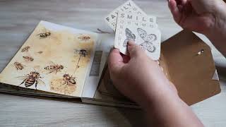 Bees Flip Junk Journal Flip Through