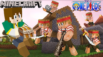 MINECRAFT ONE PIECE ☻ TẬP 9 ☻ STRENGTHLEE BỊ HẢI TẶC CHIẾM NHÀ XÂY BIỆT THỰ TRANH ĐOẠT TRÁI ÁC QUỶ