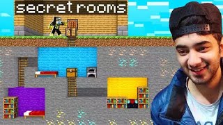 25 Secret Minecraft Rooms You'd NEVER Find