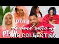 MY WIG COLLECTION TRY ON FT HUBBY