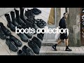 My entire boots collection  alternativesvlog