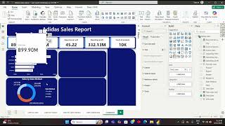 Adidas Sales Report Analysis | Power Bi Creating Charts #6