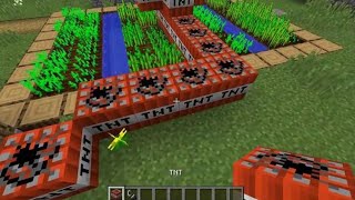 Blowing Up a Village - Minecraft