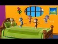 Five little monkeys jumping on the bed  3d animation english nursery rhyme for children