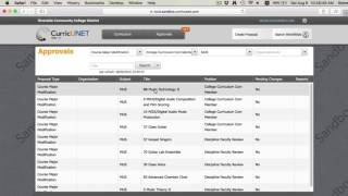 CurricUNET META Tutorial #18: Approvals