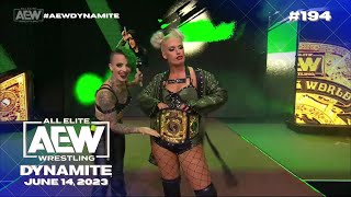 Toni Storm entrance as AEW Women's World Champion with Ruby Soho: AEW Dynamite, June 14, 2023 Profile