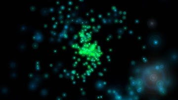 Blender particle animation with vortex forcefield test