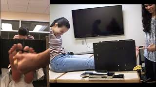 Tickle Archive Ep 2 Preview Alexia Tickling Gracie In The Stocks In College Study Roommp4