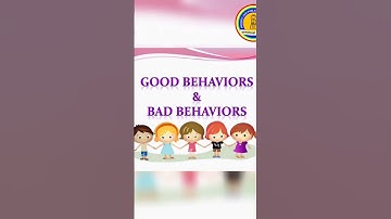 Good behaviour & Bad behaviour #behaviour