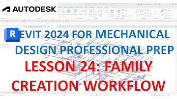 REVIT MECHANICAL DESIGN PROFESSIONAL CERTIFICATION PREP: FAMILY CREATION WORKFLOW