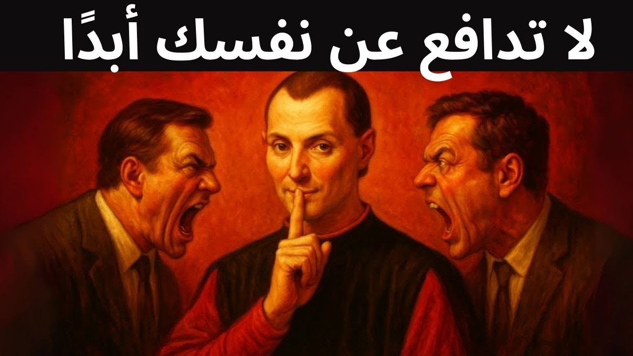لا تشرح نفسك أبدًا… التبرير يسرق قوتك (قانون مكيافيلي الصامت)