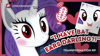 【MLP RP】🦇🖤 Rarity Turns Into a Batpony and Calls You in a Full Panic !!!!