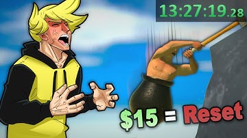 NOT ENDING STREAM until I beat Getting Over It, but YOU can reset my run... (2)