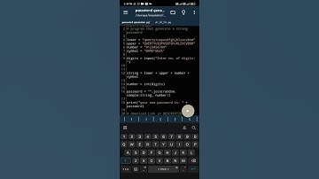 Strong 💪 Password Generator Program in Python | Download Src Code | Link in Description...  #shorts