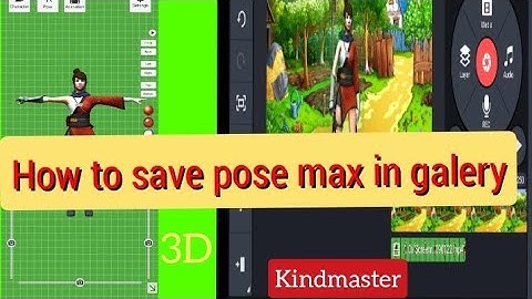 How to save pose max in galery#plz#supporcartontv#posemax