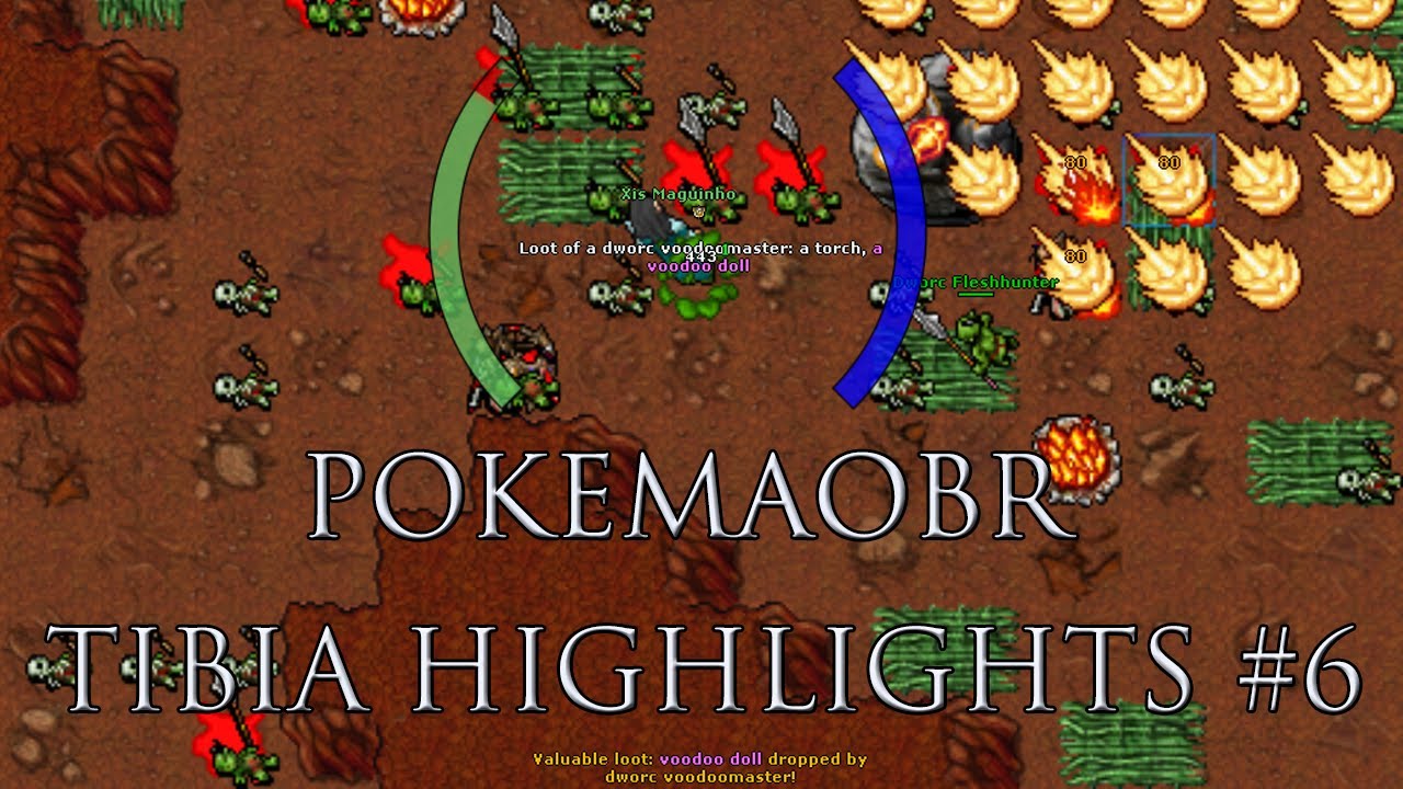 Tibia Highlight #06 - Milionário no maker lvl 30, 2x yetislippers no ...