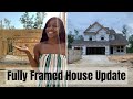Home Building Series Vlog ep. 3 | Our House is Fully Framed!!