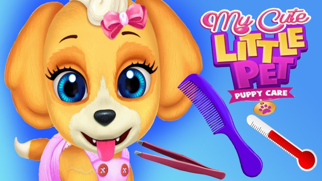 Fun Pet Animal Care Games Cute Little Puppy Pet Care Doctor, Dress