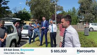 Auction Highlights | 5/9 Ash Grove, Bayswater | Archie Mantsos 0413 303 807