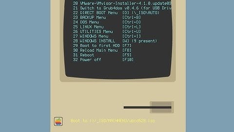 Easy2Boot Multiboot USB Menu Demonstration