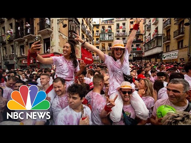 Pamplona's San Fermin Fiesta Returns With A Bang After Covid Cancellation class=