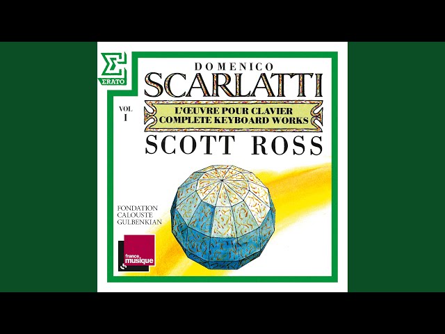 Scarlatti - Sonate pour clavier Kk 9 : Scott Ross, clavecin