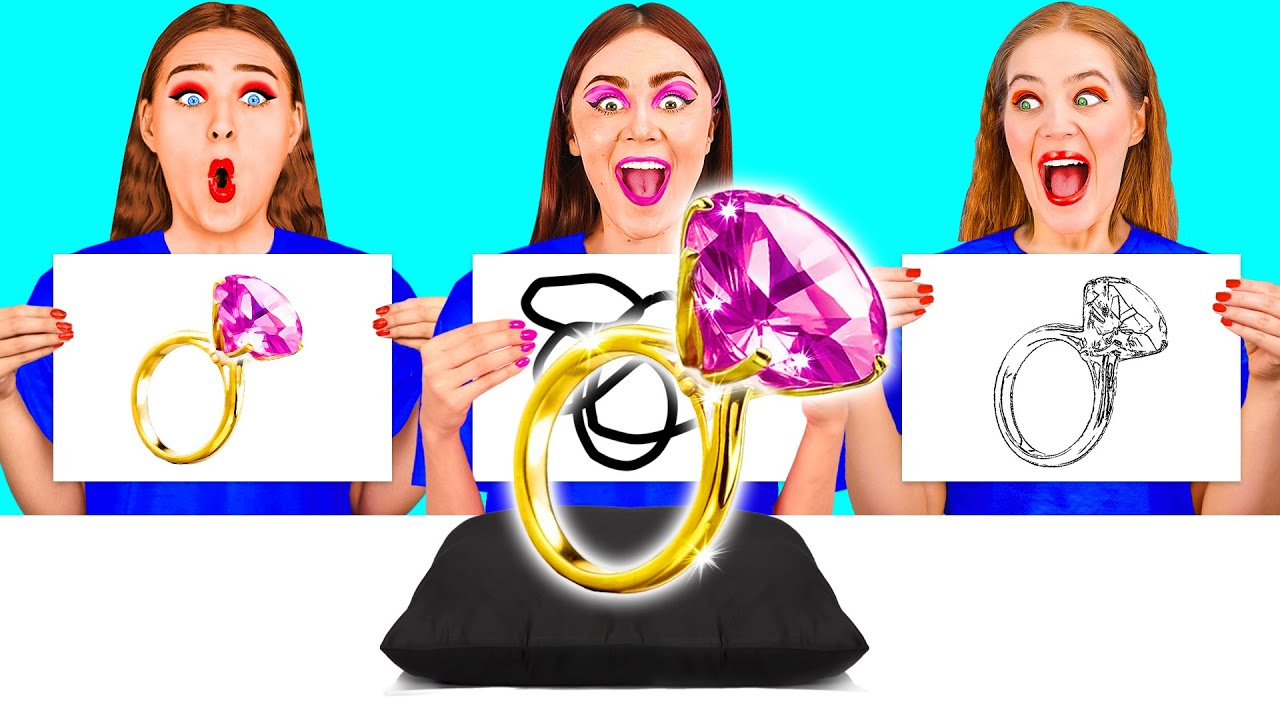 Who Draws it Better Take The Prize | Art Challenge by Fun Fun Challenge