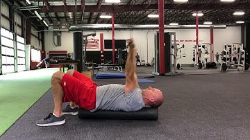 EricCressey.com: Supine Banded Shoulder Flexion on Roller