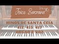 Hinos 412, 415, 417 - Hinos de Santa Ceia - Órgão e Voz