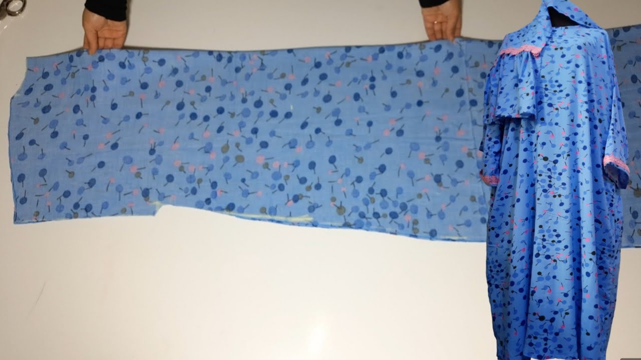 تفصيل وخياطة أسدال الصلاة قطعتين /طقم صلاة عباية متصلة مع الحجاب روعة ❤️