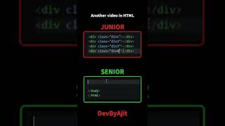 HTML Basics to Advanced: Mastering Junior & Senior Level Skills! #webdevelopment  #css #html