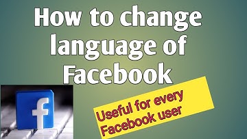 How to change language of Facebook in laptop in hindi | Language setting in facebook
