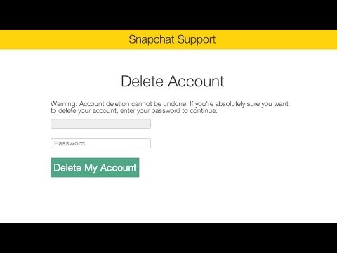 How to change your Snapchat user name and delete your account - YouTube