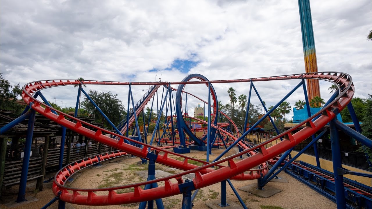 Scorpion Ride Scorpion 4K 60fps Off Ride Busch Gardens Tampa LAST DAY (2024) - YouTube