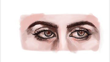 Trying to draw eyes || digital drawing || sketchbook  #timelapse #sketchbook #begginers 