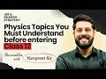 Physics Topics You Must Understand before entering Class 12 | JEE & Boards Strategy #physics #jee