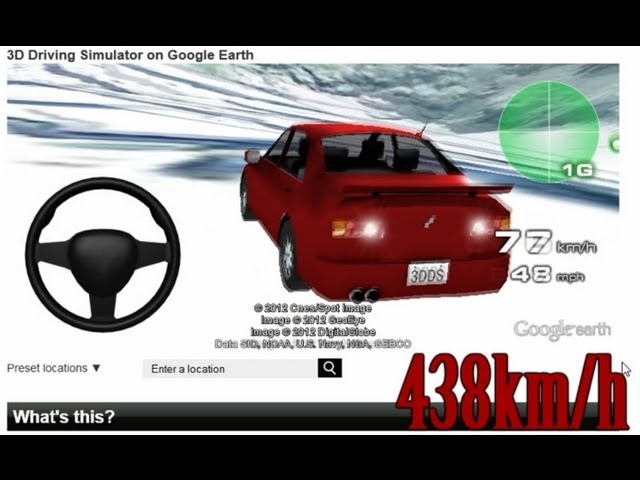 Great 3D driving simulator that uses the Google Earth plug-in - Google  Earth Blog