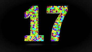 Learn Number 17 on 3d Color Balls | Sparta Color Inversion Effects (sponsored by preview2effects)