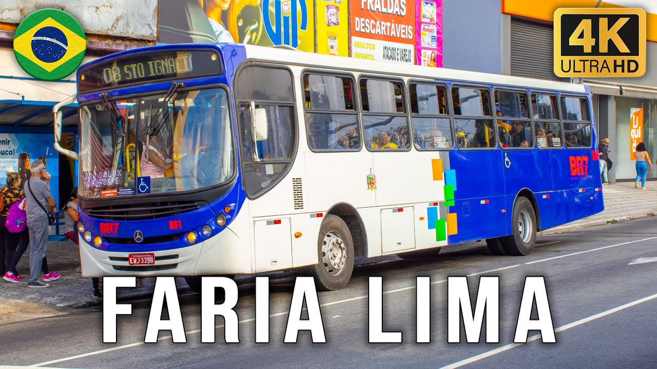 Avenida Brigadeiro Faria Lima (São Bernardo do Campo/SP) - Movimentação de Ônibus 