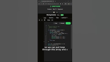 DeetCode - Missing Number - LeetCode 268 - JavaScript #coding