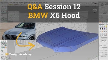 Autodesk Alias Tutorials I Q&A 12 - BMW X6 Hood 1
