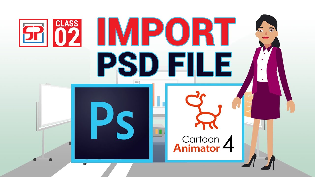 Cartoon Animator 4 : How to Import PSD file | Photoshop File | Create