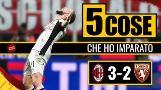 MILAN VIVE DI MOMENTI! Vittoria che NASCONDE problemi | Le 5 cose da Milan-Torino 3-2