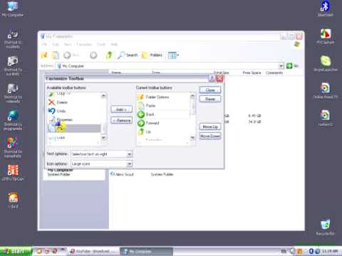 my computer - ში ხელსაწყოების დამატება