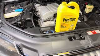 Audi Q7 Checking and Adding Antifreeze