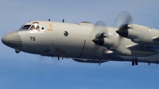 海上自衛隊 P-3C哨戒機 ハープーン対艦ミサイル発射