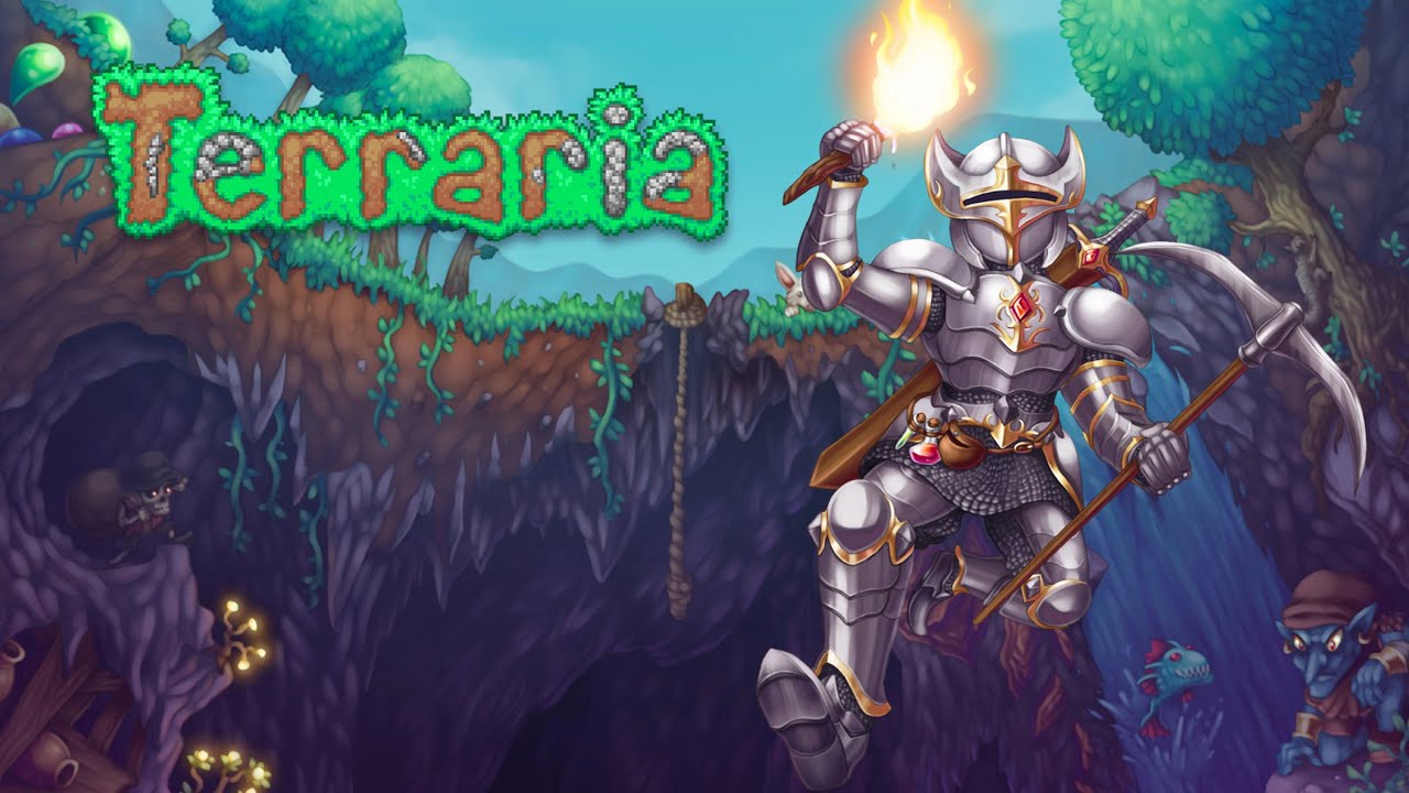 Terraria - First time playing! - LIVE - YouTube