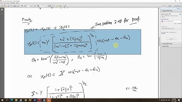 ME433- Mechanical Vibrations Class 05 Part 01