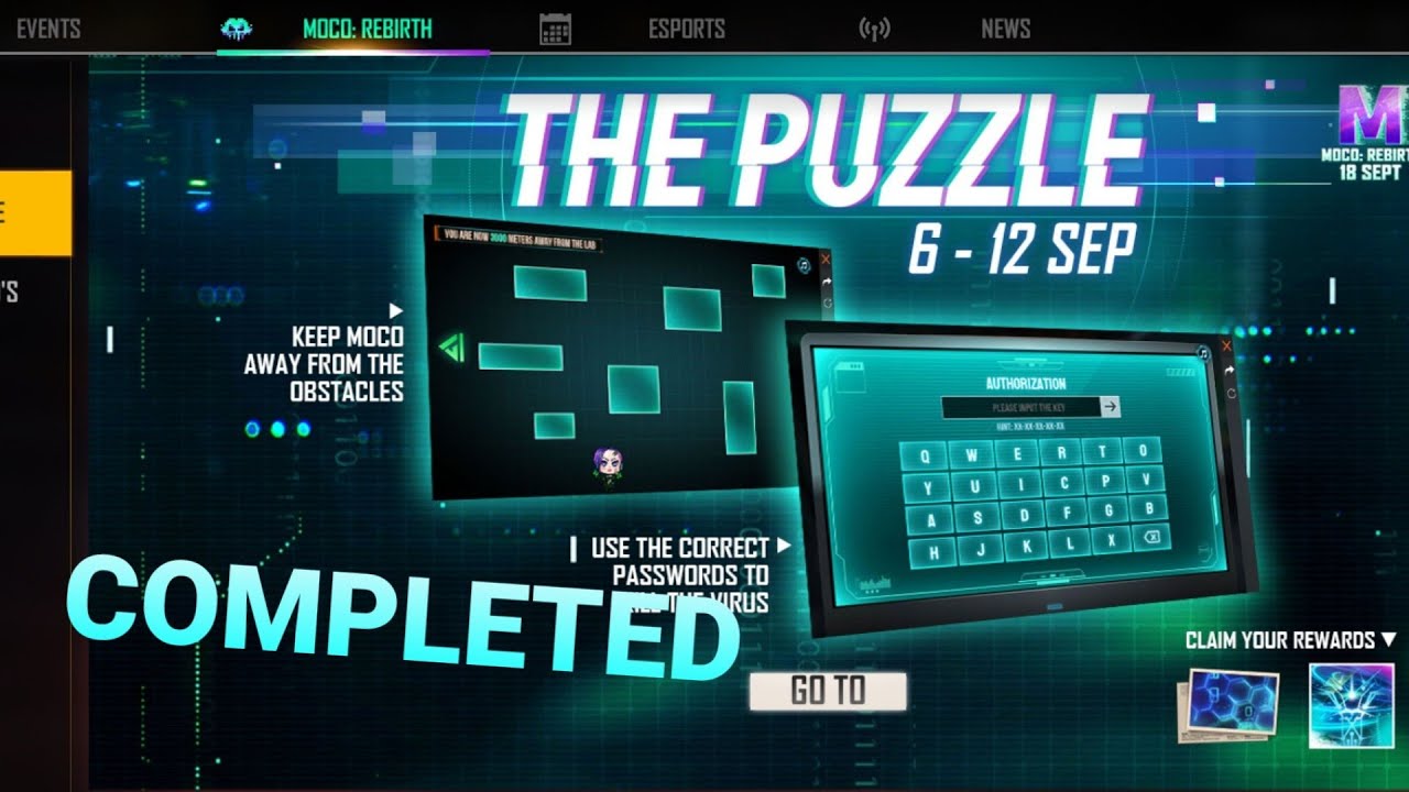 HOW TO DO MOCO PASSWORD EVENT