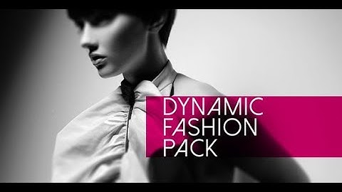 Dynamic Fashion Pack - After Effects Project Files Broadcast Packages Fashion - videohive